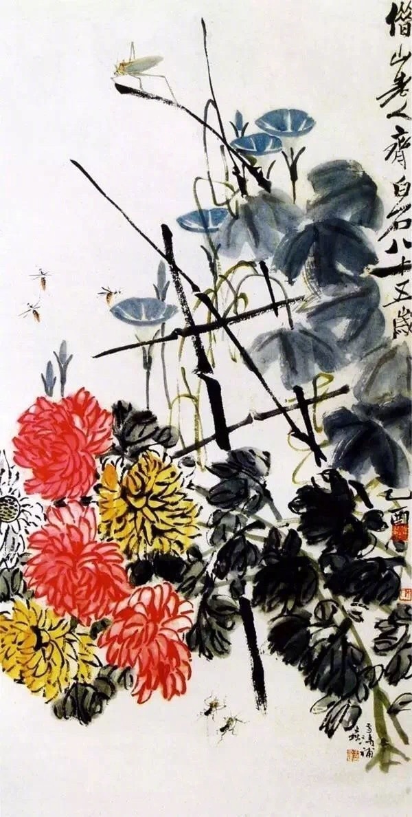 齊白石作品集合（90張），齊白石國畫作品欣賞