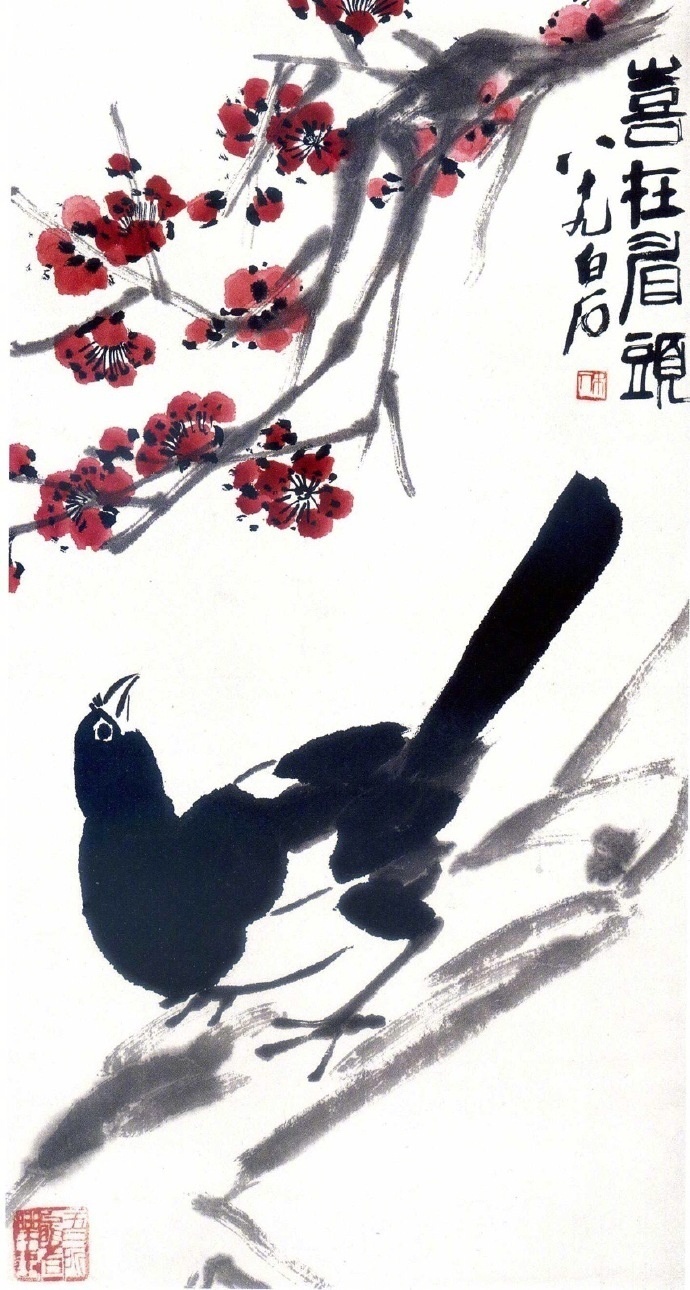 齊白石作品集合（90張），齊白石國(guó)畫作品欣賞