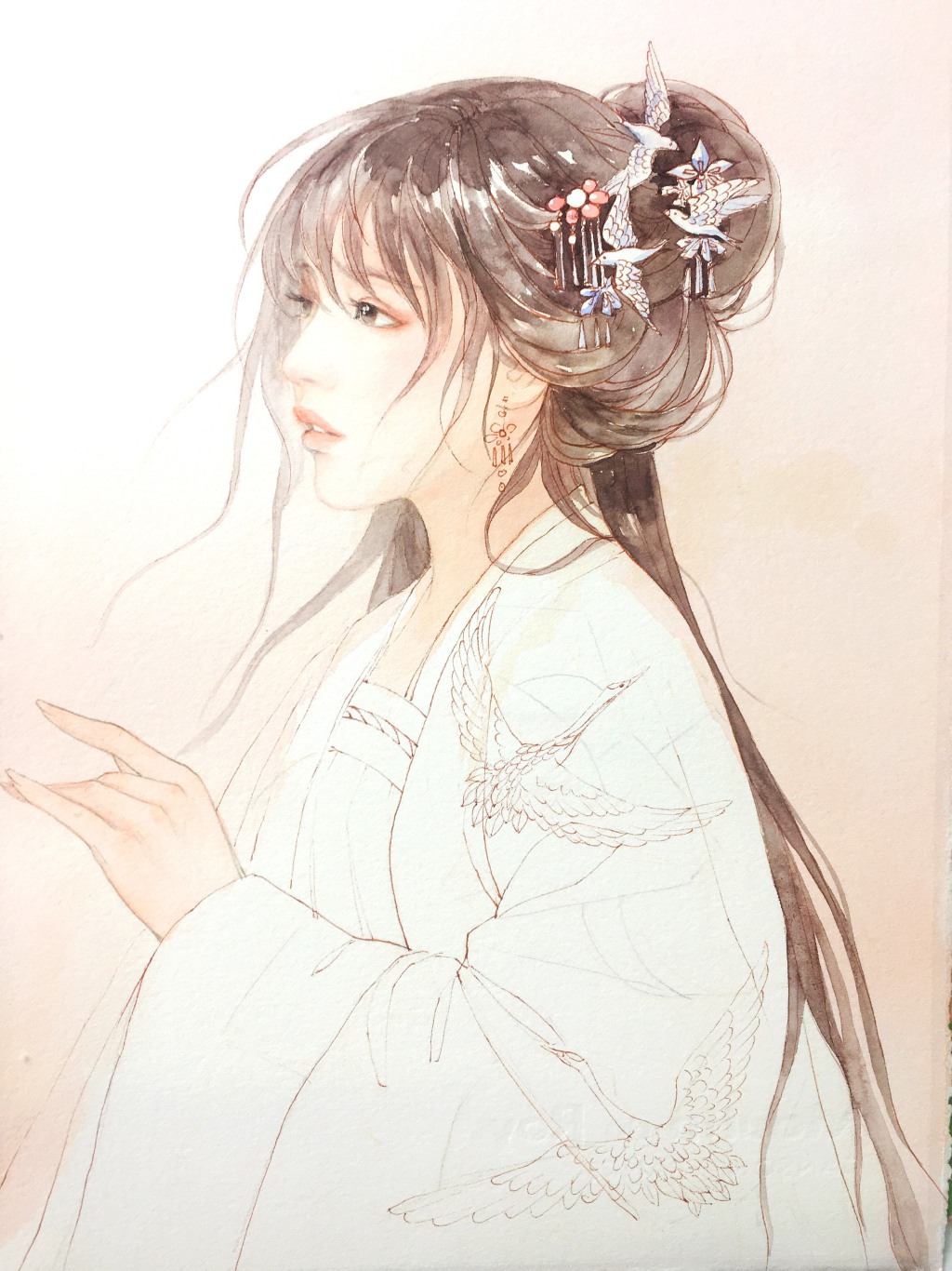 教你畫好古風(fēng)女子，超詳細(xì)古風(fēng)女子上色步驟圖