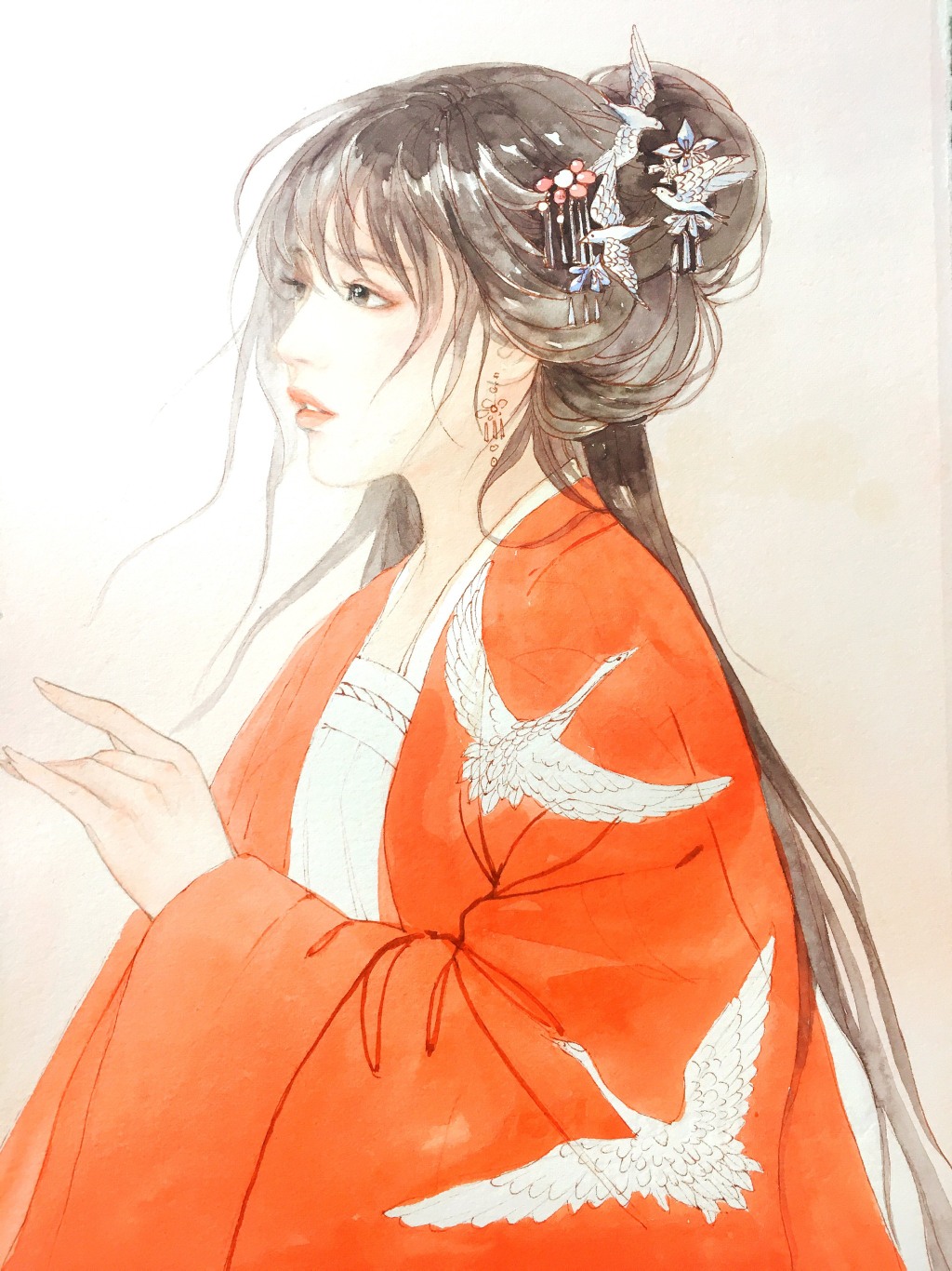 教你畫好古風(fēng)女子，超詳細(xì)古風(fēng)女子上色步驟圖