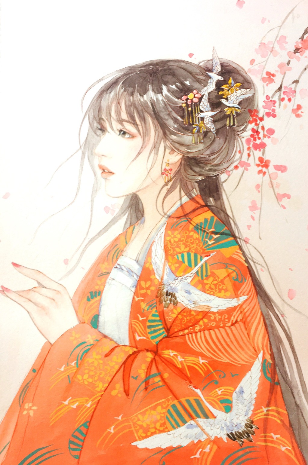 教你畫好古風(fēng)女子，超詳細(xì)古風(fēng)女子上色步驟圖