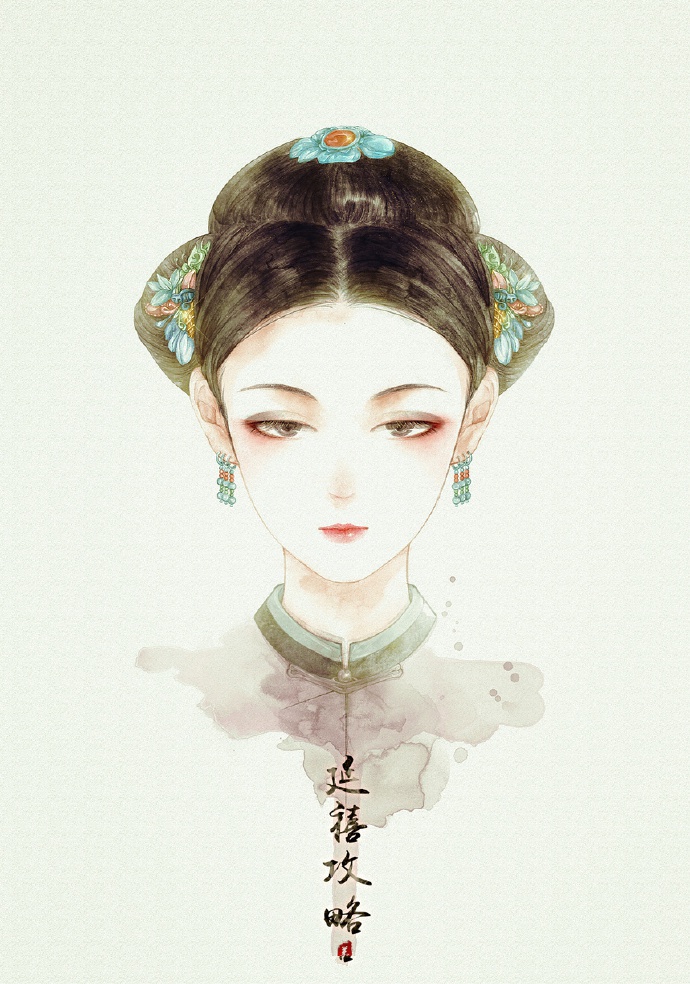 手繪版延禧攻略古風(fēng)圖集，超美高清手繪古風(fēng)圖