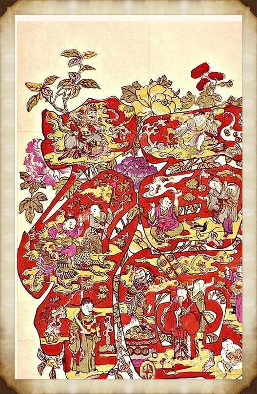 57張木板年畫圖集，帶你回味匠心啟航閱讀