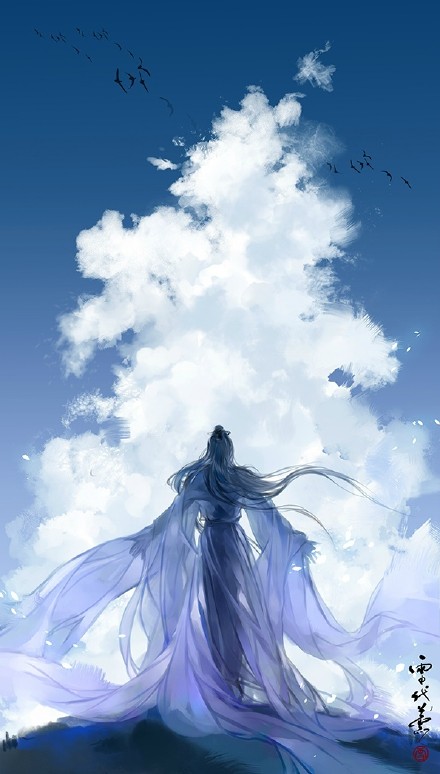 10張背影古風圖片，一襲背影耐人尋味