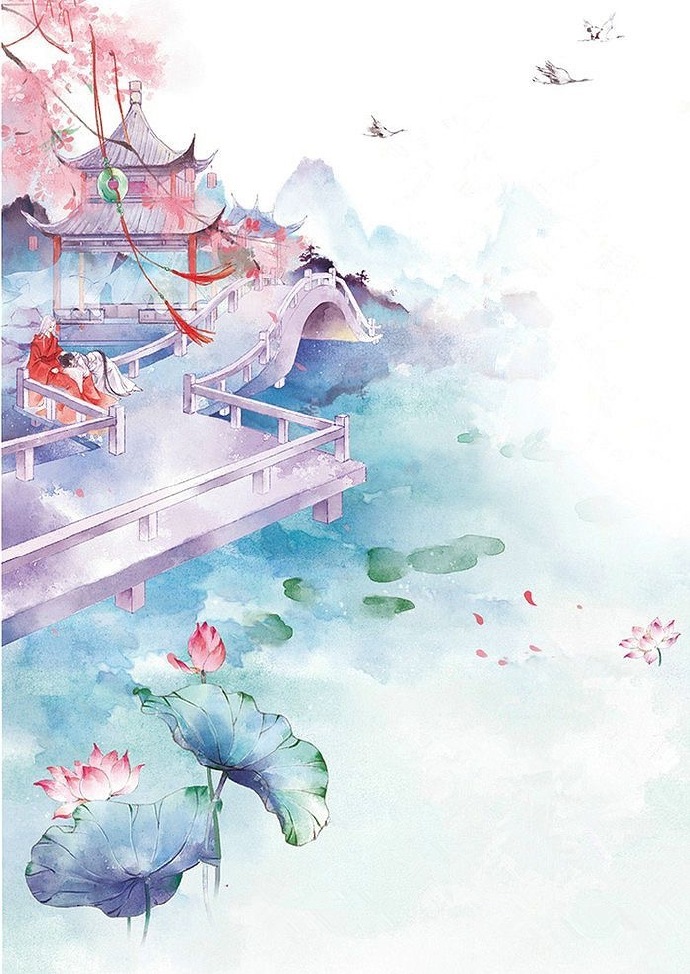 超唯美水墨古風(fēng)圖片，適合夏天的古風(fēng)壁紙圖集