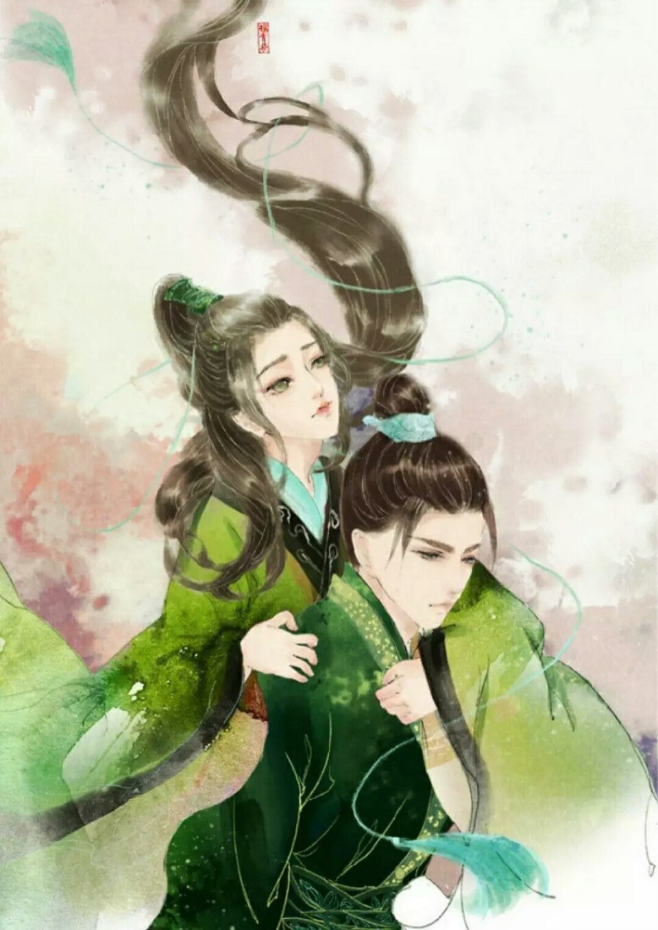 25張超甜情侶古風(fēng)圖片，只愿得一人心