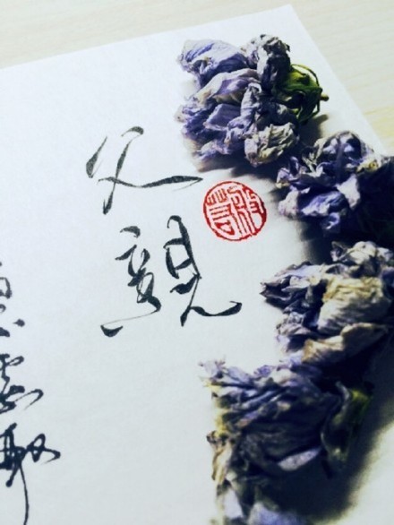 別致新穎的書法字體，美的很有意境！