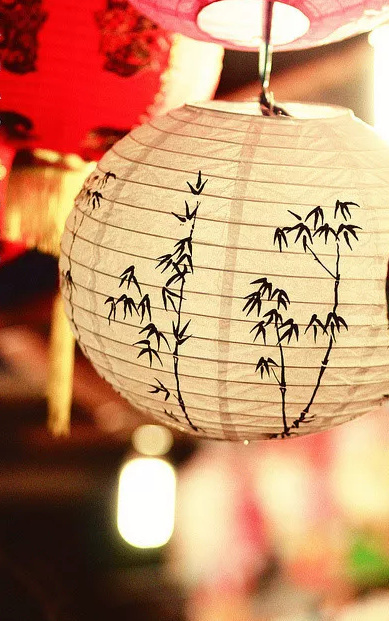 中式燈具之美，美燈配美景美哉