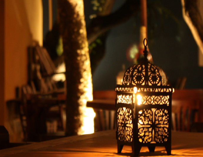 中式燈具之美，美燈配美景美哉