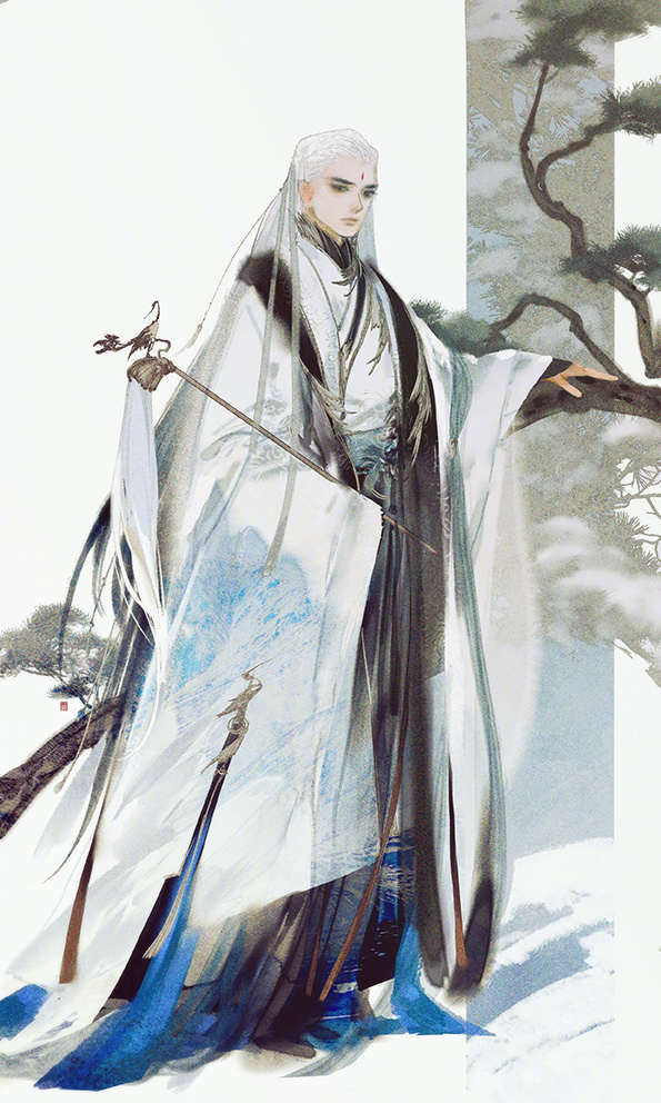 手繪劍三游戲人物成男圖片，超帥美男古風(fēng)圖集
