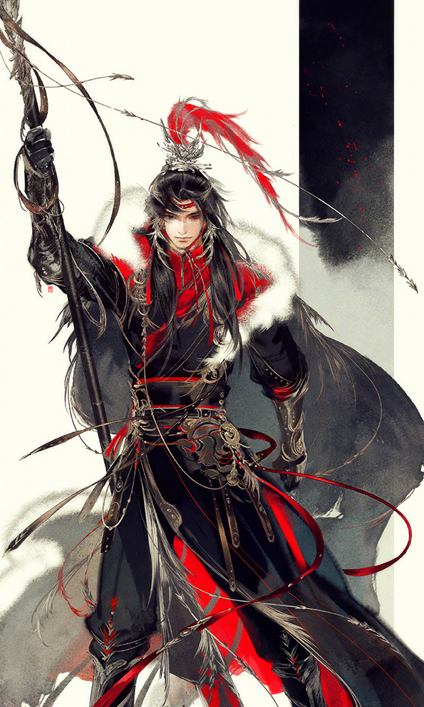 手繪劍三游戲人物成男圖片，超帥美男古風(fēng)圖集