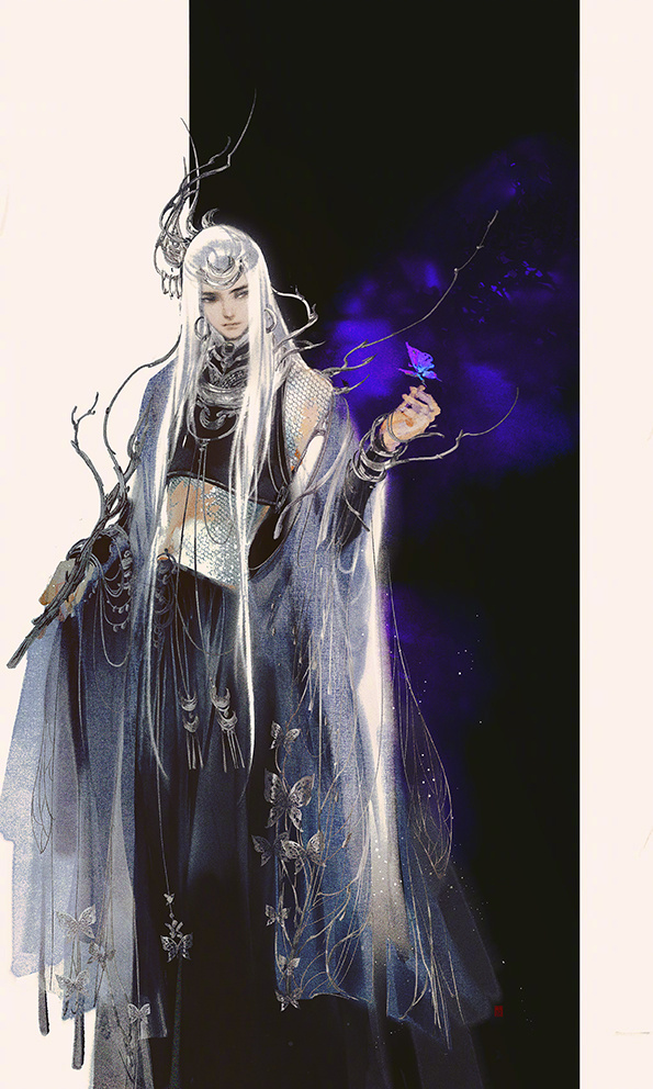 手繪劍三游戲人物成男圖片，超帥美男古風(fēng)圖集