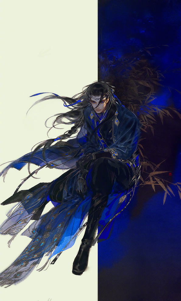手繪劍三游戲人物成男圖片，超帥美男古風(fēng)圖集