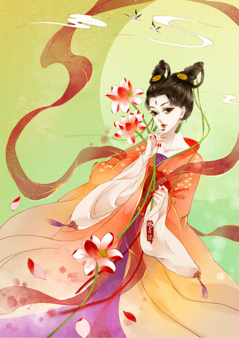 迷人的古風(fēng)圖片女子，超美古風(fēng)女子圖集(47張)