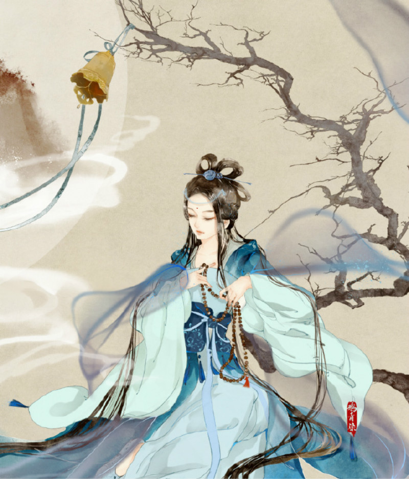 迷人的古風(fēng)圖片女子，超美古風(fēng)女子圖集(47張)