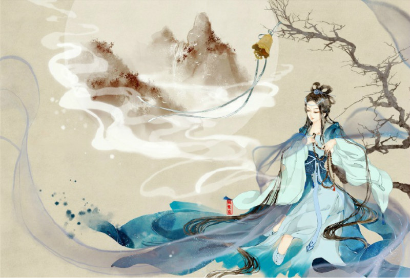 迷人的古風(fēng)圖片女子，超美古風(fēng)女子圖集(47張)