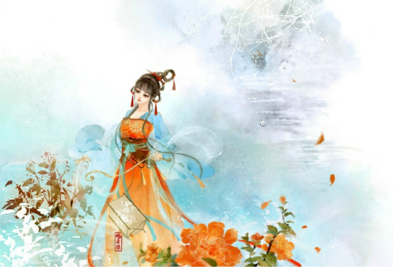 迷人的古風(fēng)圖片女子，超美古風(fēng)女子圖集(47張)