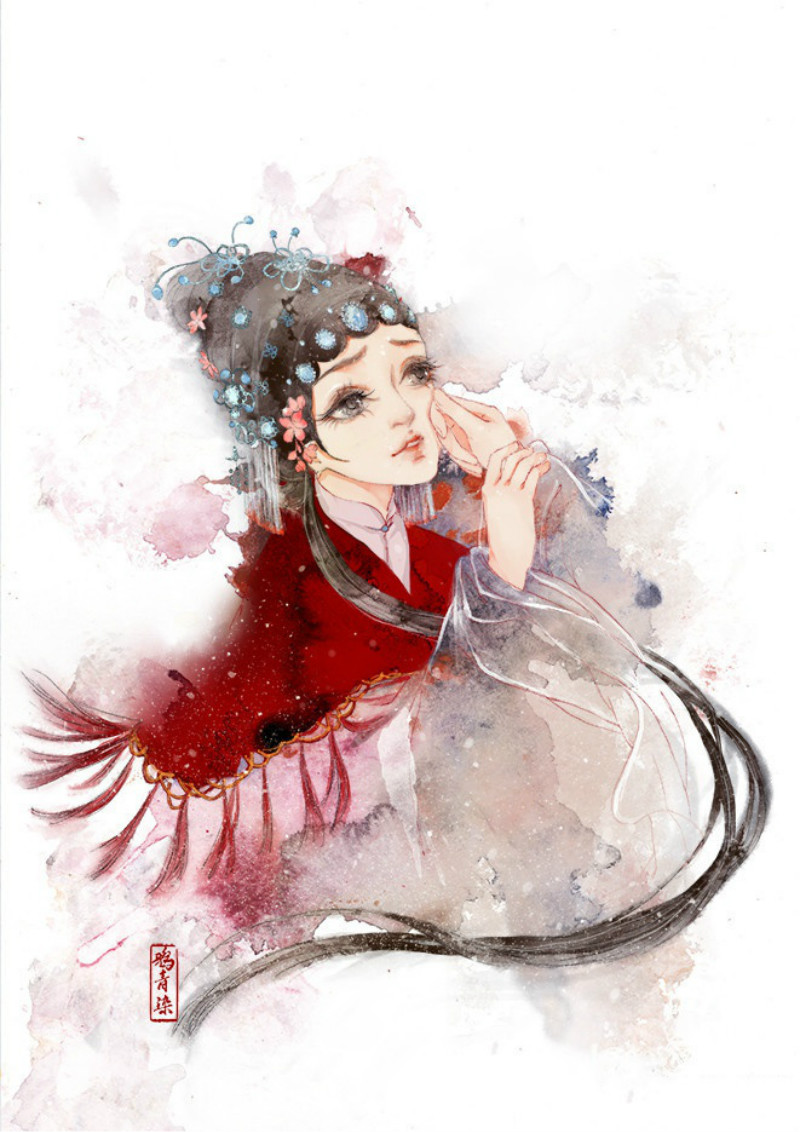 迷人的古風(fēng)圖片女子，超美古風(fēng)女子圖集(47張)