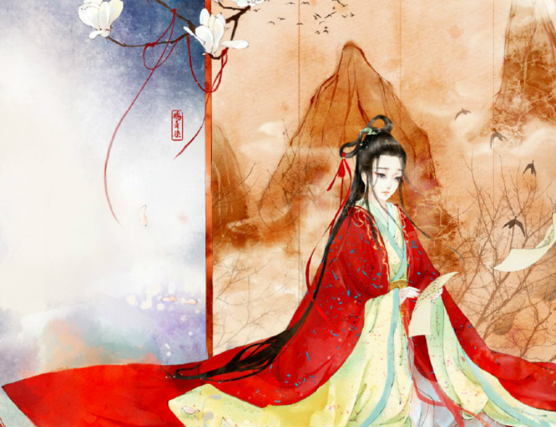 迷人的古風(fēng)圖片女子，超美古風(fēng)女子圖集(47張)