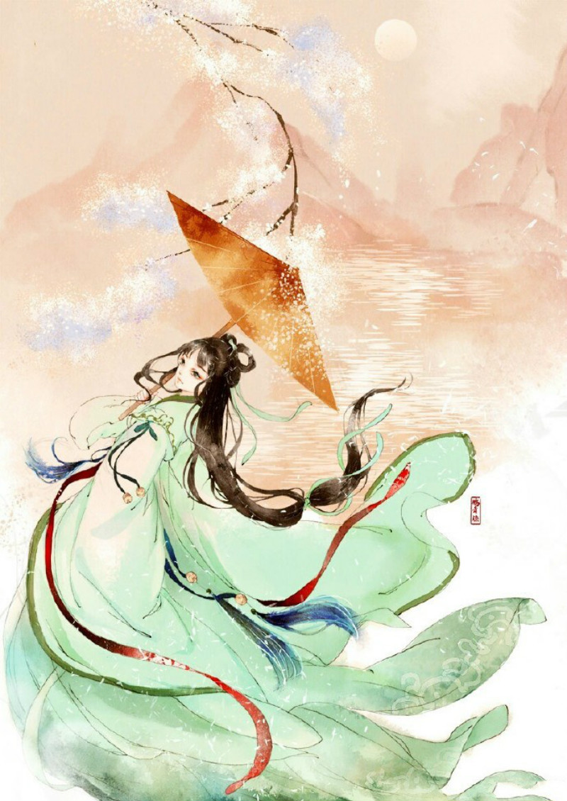 迷人的古風(fēng)圖片女子，超美古風(fēng)女子圖集(47張)