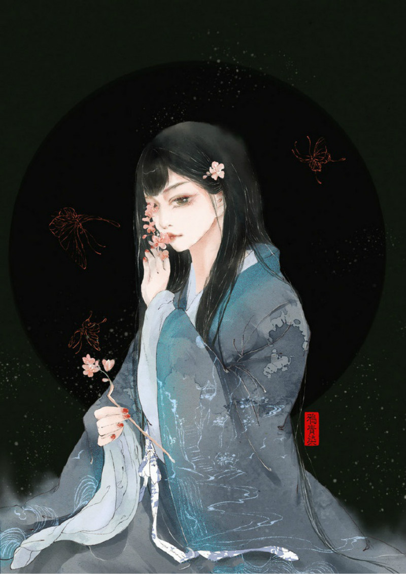 迷人的古風(fēng)圖片女子，超美古風(fēng)女子圖集(47張)