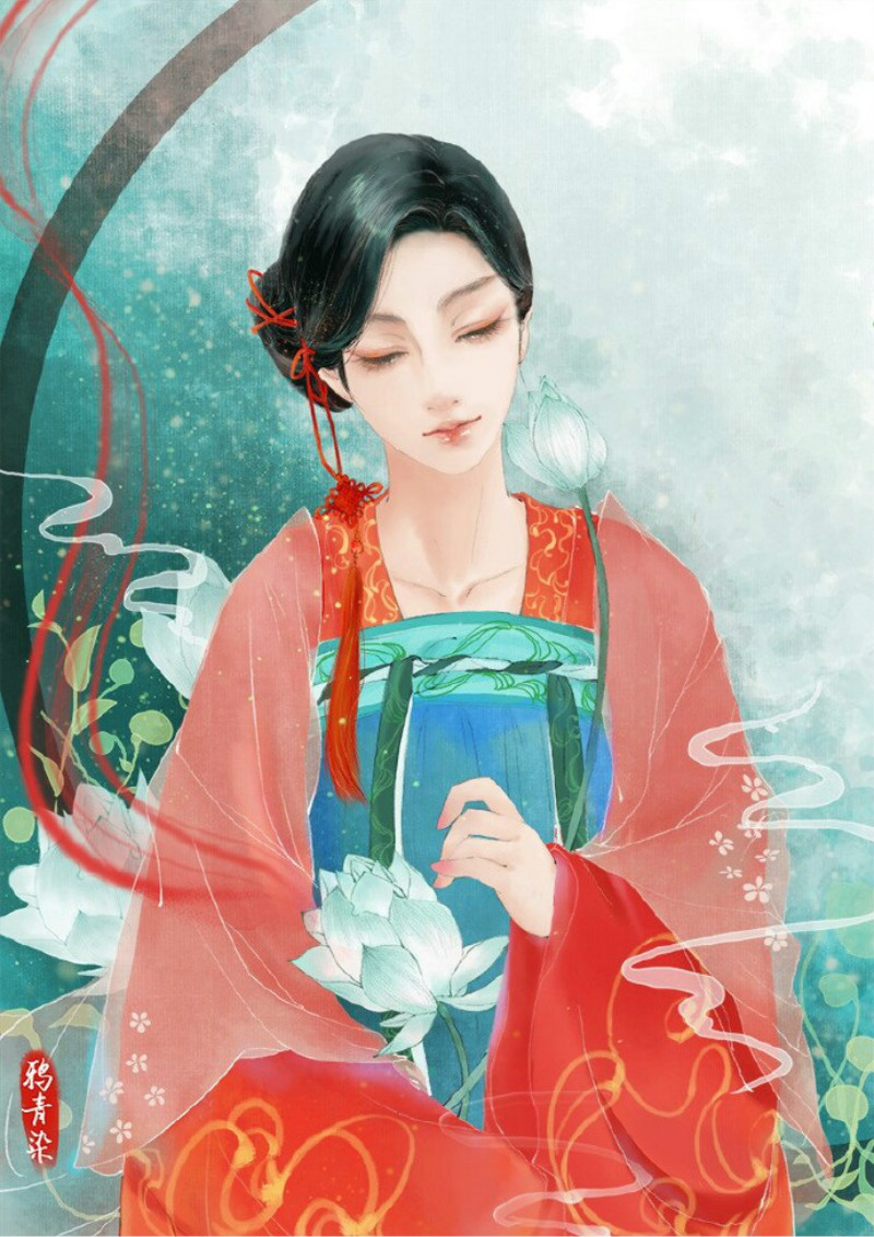 迷人的古風(fēng)圖片女子，超美古風(fēng)女子圖集(47張)