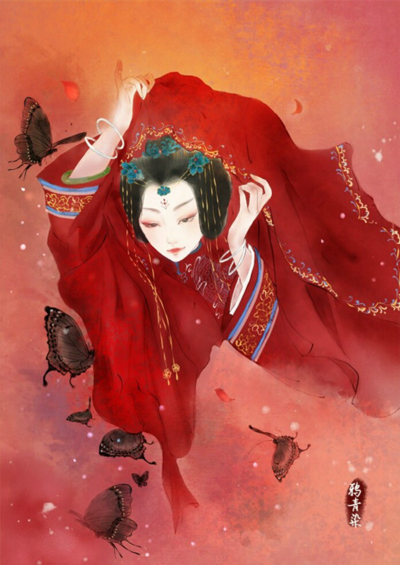 迷人的古風(fēng)圖片女子，超美古風(fēng)女子圖集(47張)