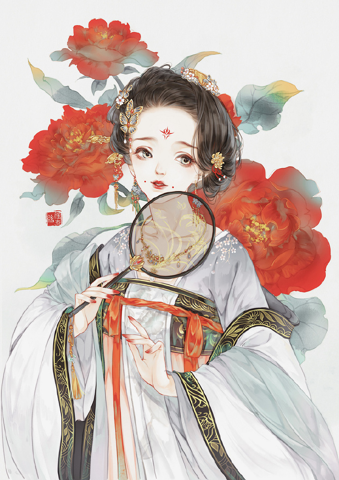 超美古風(fēng)女子圖集(38張)，高清古風(fēng)圖片欣賞