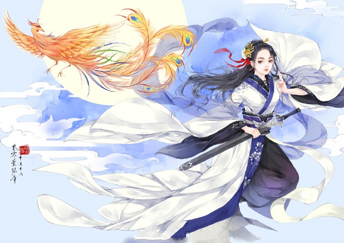 超美古風(fēng)女子圖集(38張)，高清古風(fēng)圖片欣賞