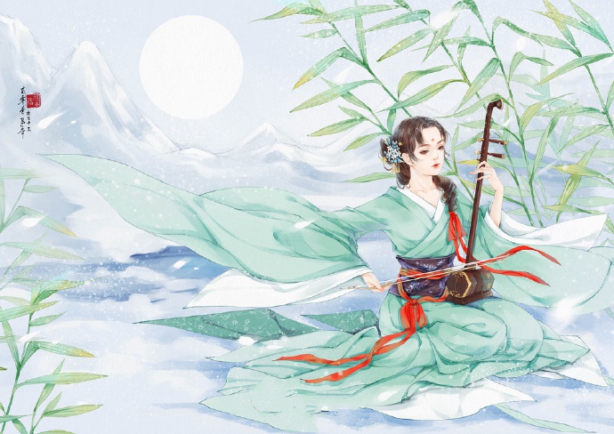 超美古風(fēng)女子圖集(38張)，高清古風(fēng)圖片欣賞