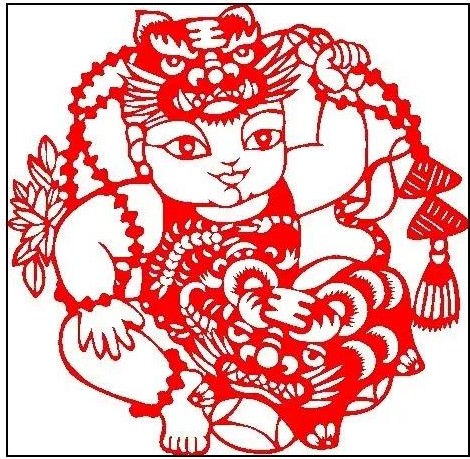 寅——賞“虎”剪紙，23張虎剪紙圖集