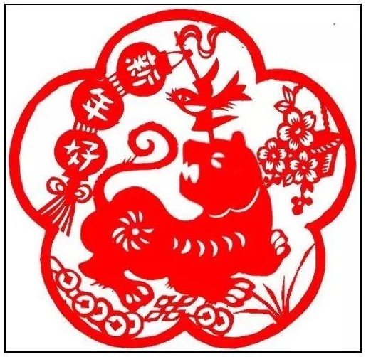 寅——賞“虎”剪紙，23張虎剪紙圖集