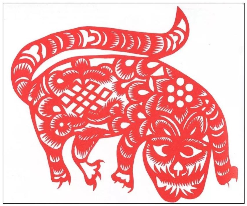 寅——賞“虎”剪紙，23張虎剪紙圖集