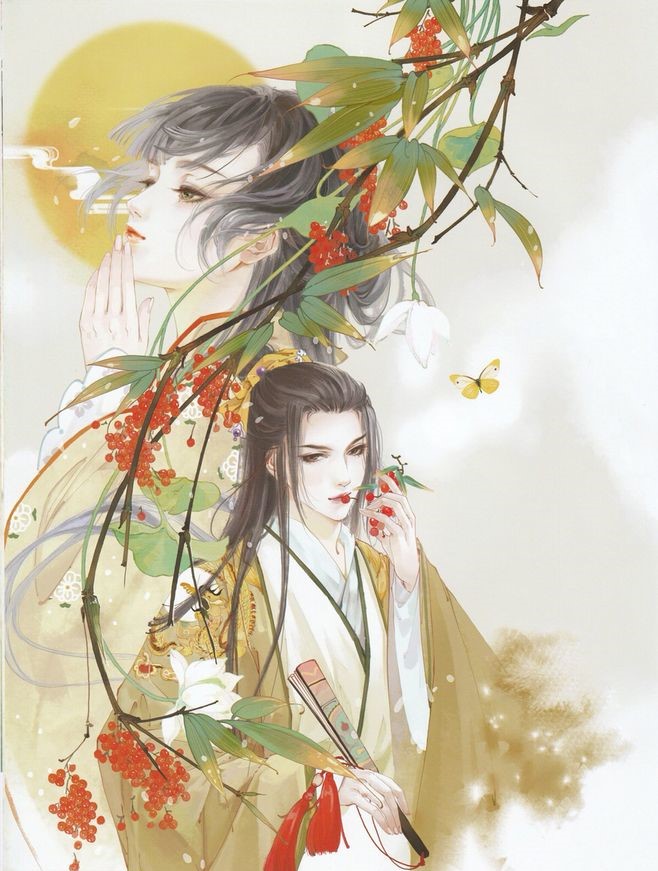 七夕甜蜜古風高清圖集，一組唯美古風情侶圖片