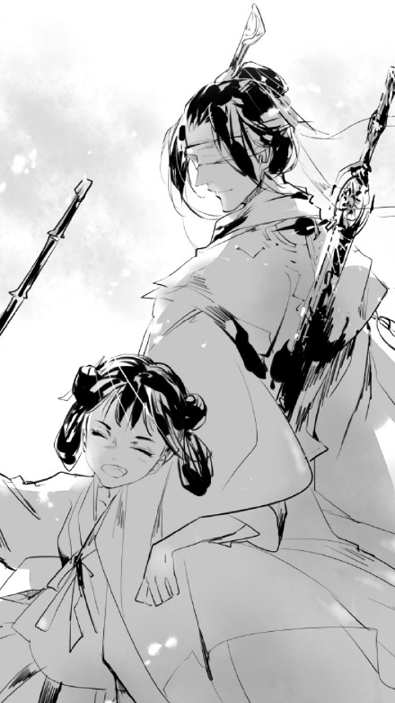 蒙眼古風(fēng)美男子手機(jī)壁紙圖集，超帥的古風(fēng)圖片