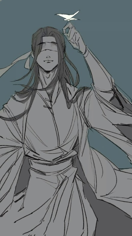 蒙眼古風(fēng)美男子手機(jī)壁紙圖集，超帥的古風(fēng)圖片