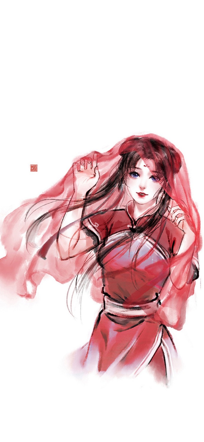 簡約古風(fēng)女子手機(jī)壁紙圖，唯美古風(fēng)女子圖片