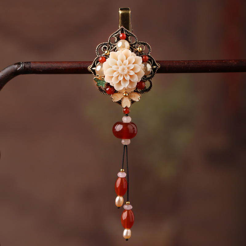 唯美精致古風(fēng)頭飾，樹脂花開的美！