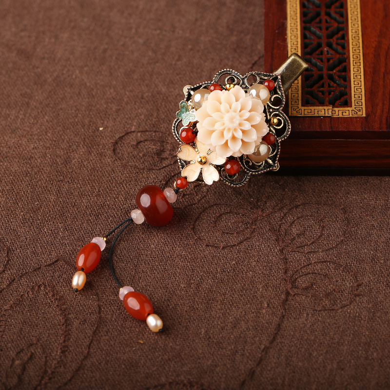 唯美精致古風(fēng)頭飾，樹脂花開的美！