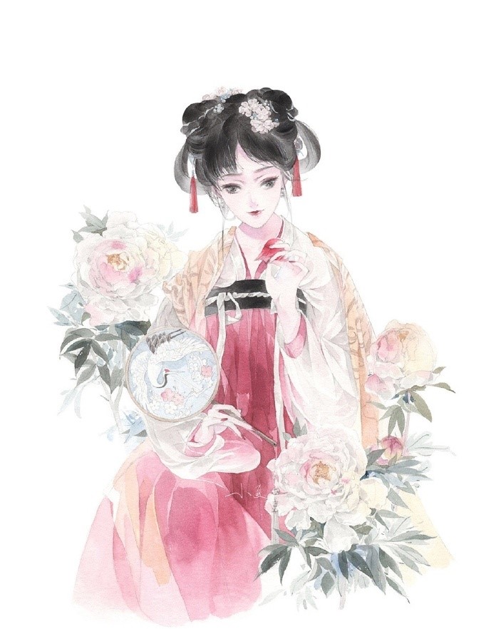 超可愛古風(fēng)女子圖集，唯美萌妹子古風(fēng)圖片