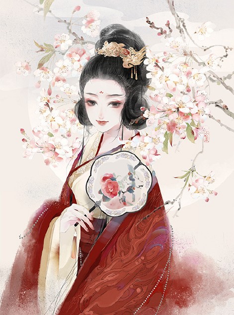 超可愛古風(fēng)女子圖集，唯美萌妹子古風(fēng)圖片