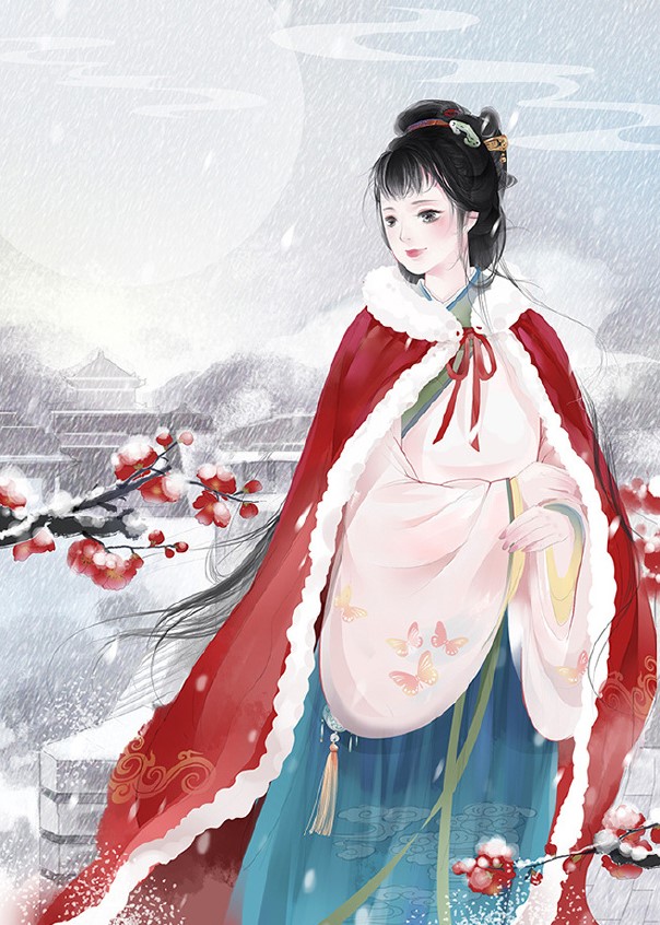 超可愛古風(fēng)女子圖集，唯美萌妹子古風(fēng)圖片