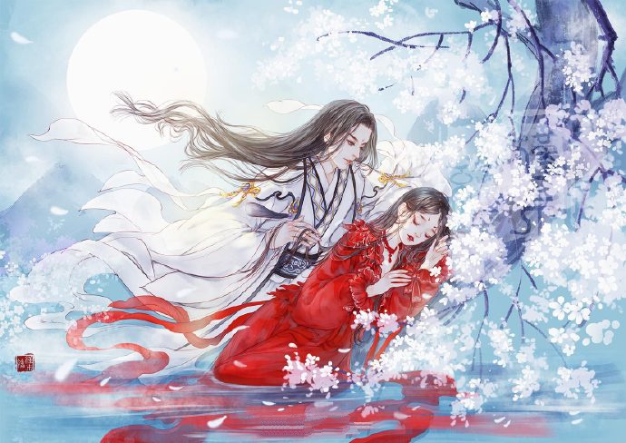 超甜的古風(fēng)情侶圖集，清新唯美古風(fēng)圖片（19張）