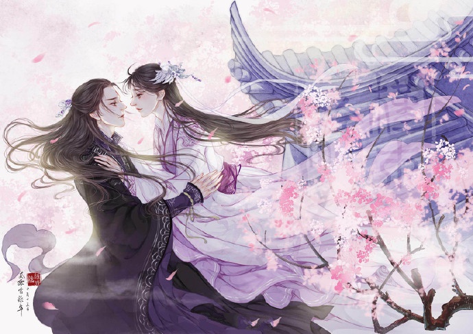 超甜的古風(fēng)情侶圖集，清新唯美古風(fēng)圖片（19張）