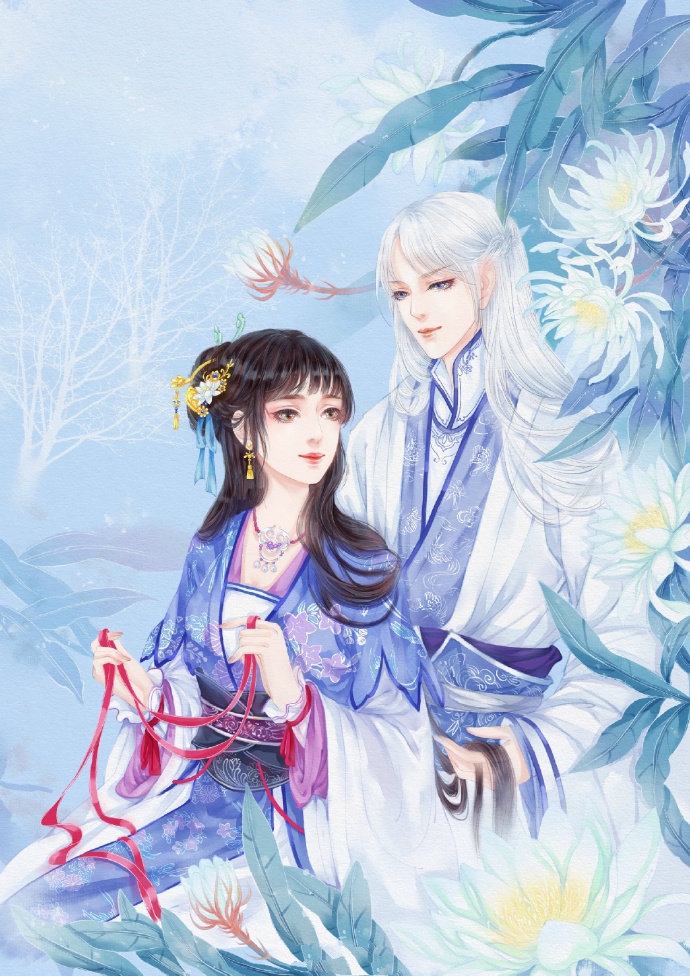 超甜的古風(fēng)情侶圖集，清新唯美古風(fēng)圖片（19張）