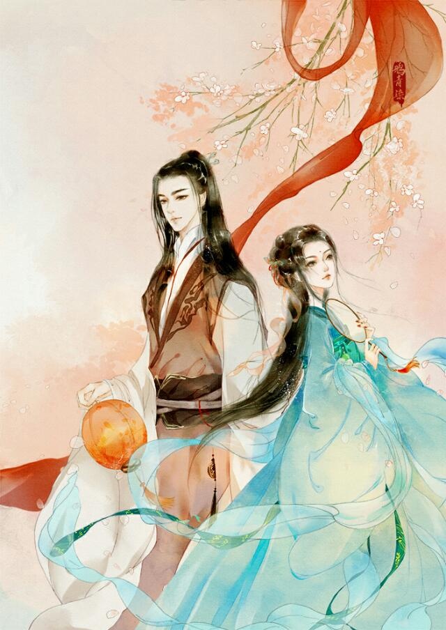 高清古風(fēng)情侶圖集(52張)，超恩愛甜蜜的古風(fēng)圖片