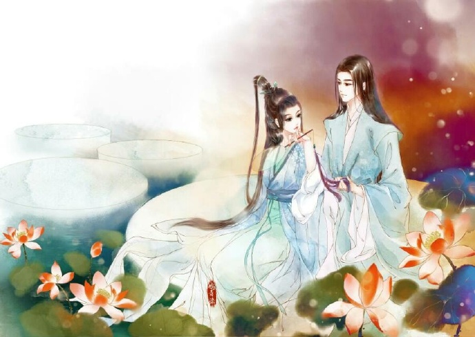 高清古風(fēng)情侶圖集(52張)，超恩愛甜蜜的古風(fēng)圖片