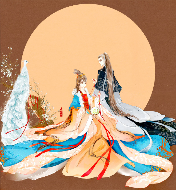 高清古風(fēng)情侶圖集(52張)，超恩愛甜蜜的古風(fēng)圖片