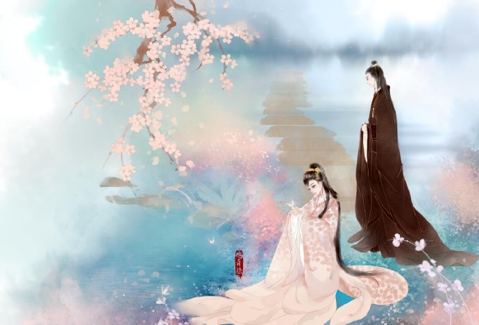 高清古風(fēng)情侶圖集(52張)，超恩愛甜蜜的古風(fēng)圖片