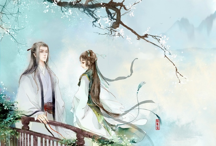 高清古風(fēng)情侶圖集(52張)，超恩愛甜蜜的古風(fēng)圖片